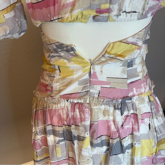 Moon River NWT Abstract Water Color Viscose Blend Dress Size XS - Picture 7 of 11